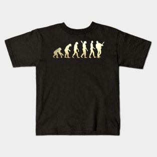 Guitar Evolution Shirt, Gift For Guitar Player Kids T-Shirt